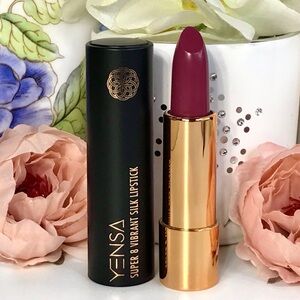 Yensa NOBLE Super 8 Vibrant Silk Lipstick JEWEL TONED BERRY Hydrating 3.5g *BNIB